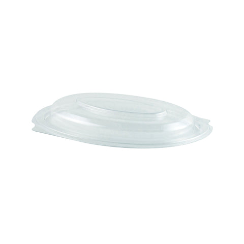 Anchor Packaging MicroRaves Clear PET Oval Lid Only -- 250 per case