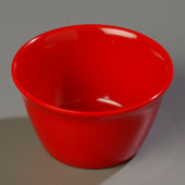 Carlisle BOWL BOUILLON CUP DALLAS WARE® MELAMINE RED 8 OZ