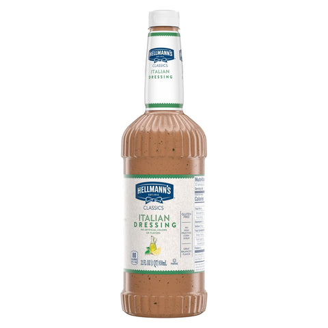 Hellmann's Classics Italian Salad Dressing Salad Bar Bottle, 32 Ounce -- 6 Per Case