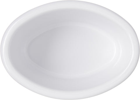 Carlisle RAMEKIN MELAMINE OVAL WHITE