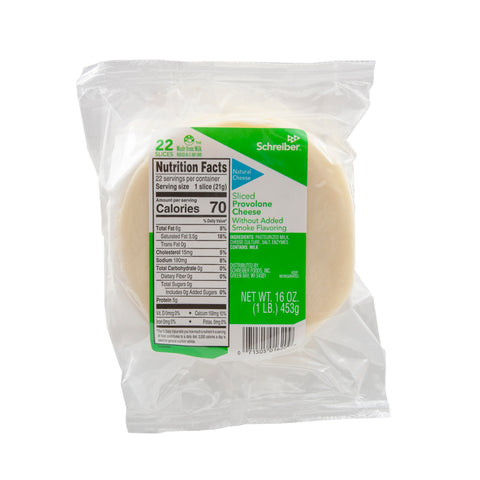 Schreiber CHEESE PROVOLONE SLICED .75 OZ