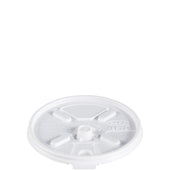 Dart LID PLASTIC WHITE LIFT N' LOCK F/ CUPS AND CONTAINERS 16 OZ