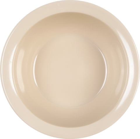 Carlisle BOWL NAPPIE RIMMED MELAMINE TAN 12.5 OZ