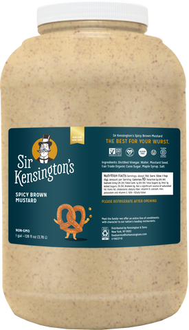 Sir Kensington's MUSTARD BROWN SPICY PLASTIC