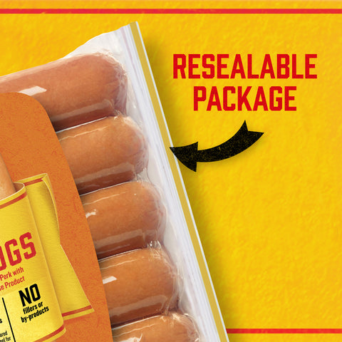 Kraft Oscar Mayer Hot Dog - Cheese, 16 Ounce -- 12 per case.