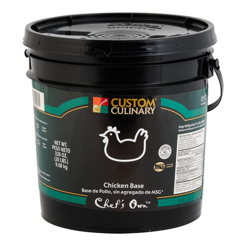 Chefs Own No Msg Chicken Base, 20 Pound