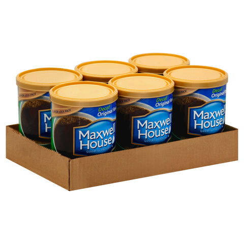 Maxwell House Original Decaffeinated Coffee, 11 Ounce -- 6 per case.