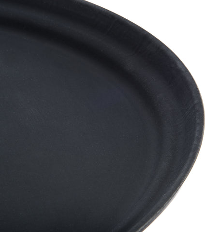 Carlisle TRAY GRIPTITE OVAL BLACK 25