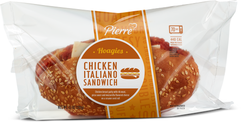 Advance Pierre Pizza Parlor Chicken Italiano Sandwich, 7.1 Ounce -- 12 per case.