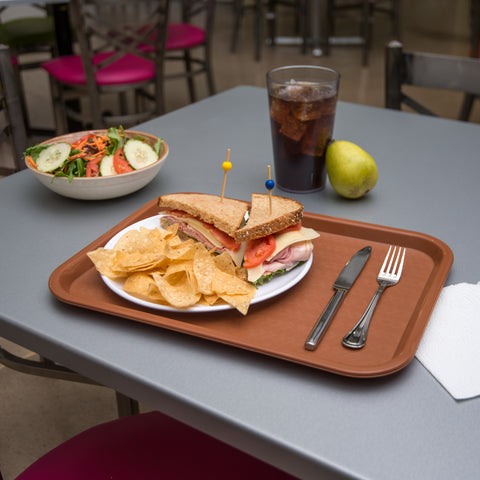 Carlisle TRAY SERVING CAFE® STANDARD LIGHT BROWN 12X16