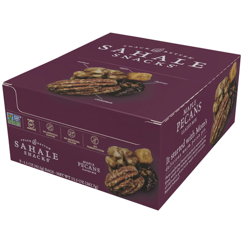 Sahale Maple Pecans Glazed Mix, 1.5 Ounce -- 108 per case.