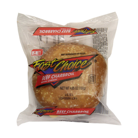 Fast Choice® SANDWICH BEEF CHARBROIL WITH CHEESE IW 10000001368