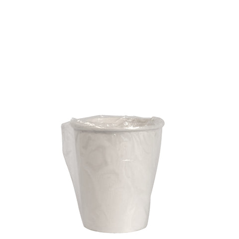 Solo® White CUP PAPER HOT SINGLE SIDED POLY WRAPPED 10 OZ