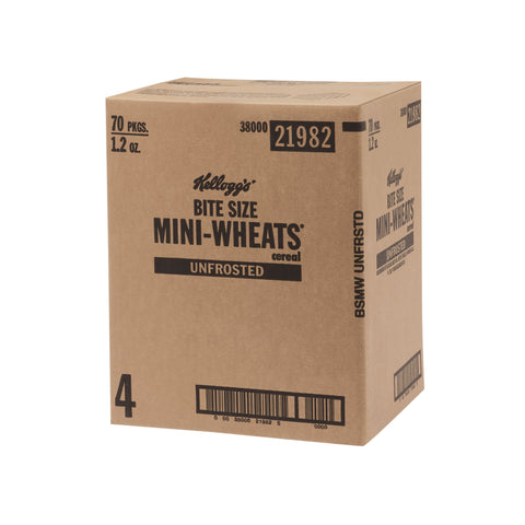 Kellogg's® CEREAL MINI-WHEATS® UNFROSTED BITE SIZE INDIVIDUAL BOX