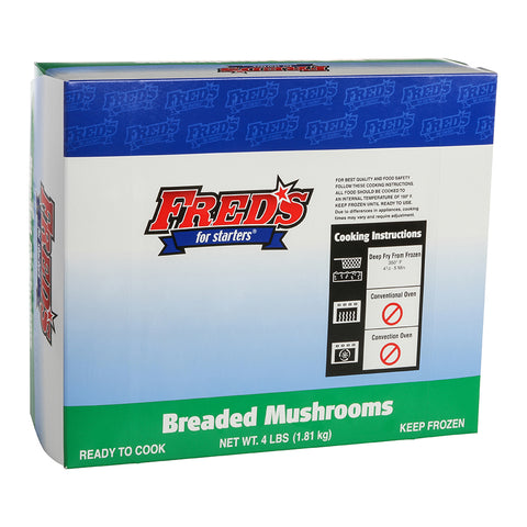 Fred's For Starters® APPETIZER MUSHROOM BREADED REGULAR