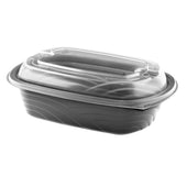MicroRaves® CONTAINER PLASTIC OBLONG COMBO W/ LID 8X6 32 OZ