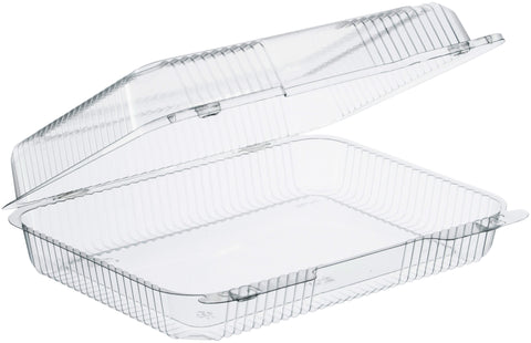 Dart StayLock® CONTAINER PLASTIC CLEAR OBLONG HINGED 10.5X8.3X2.9