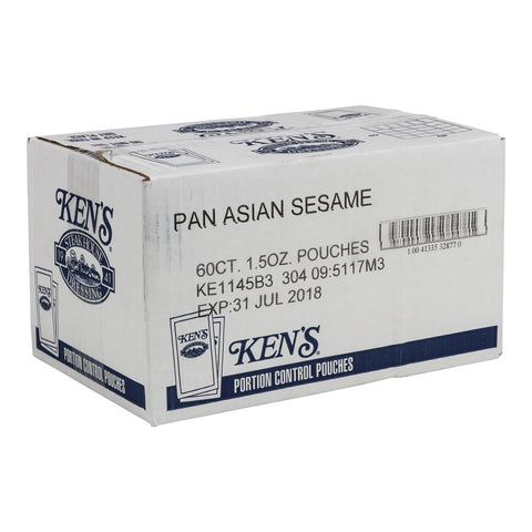 Ken's Foods DRESSING ASIAN SESAME SINGLE SERVE POUCH