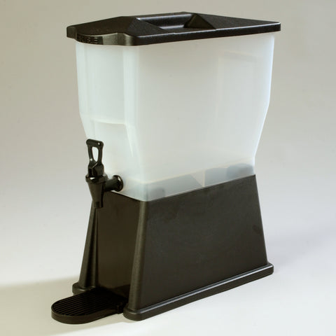 Carlisle DISPENSER BEVERAGE TRIMLINE™ PREMIUM SINGLE BASE BLACK 3.5 GAL