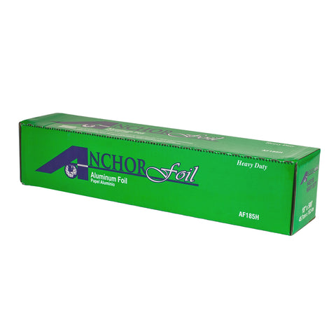 Anchor Packaging AnchorFoil Heavy Gauge Aluminum Foil Roll in Cutter Box, 18 inch x 500 Feet