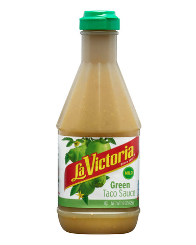 La Victoriagreen Taco Sauce, Mild, Retail, 15 Ounce -- 12 Case