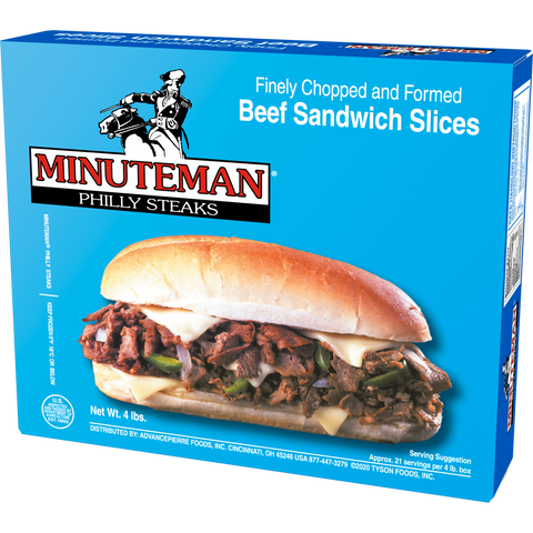 Minuteman® BEEF STEAK THIN SLICED 10000083000