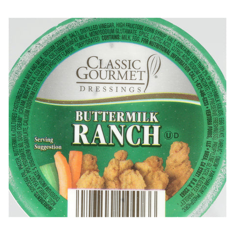 Classic Gourmet Select DRESSING RANCH BUTTERMILK SINGLE SERVE CUP