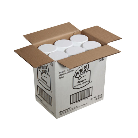 White Cap Baking Release Aerosol -- 6 Case 14 Ounce