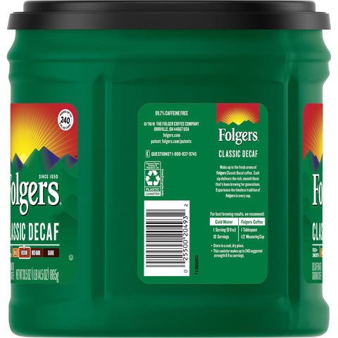 Folgers® COFFEE CLASSIC ROAST DECAF