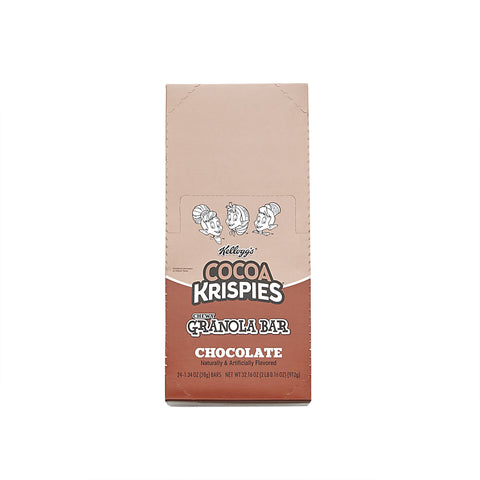 Kelloggs Cocoa Krispies Chocolate Chewy Cereal Bar, 1.34 Ounce - 24 per pack -- 4 packs per case.