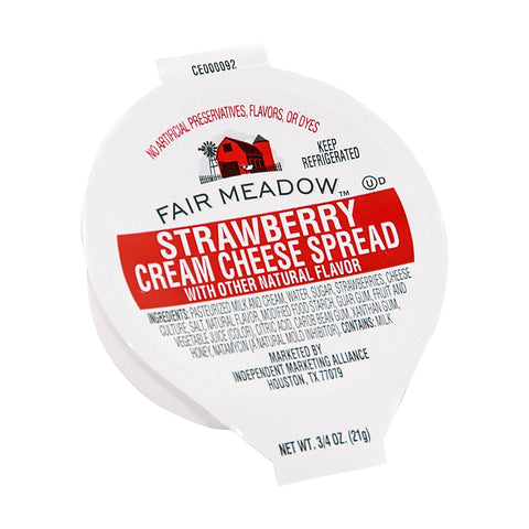 Fair Meadow CHEESE CREAM STRAWBERRY PORTION CUP