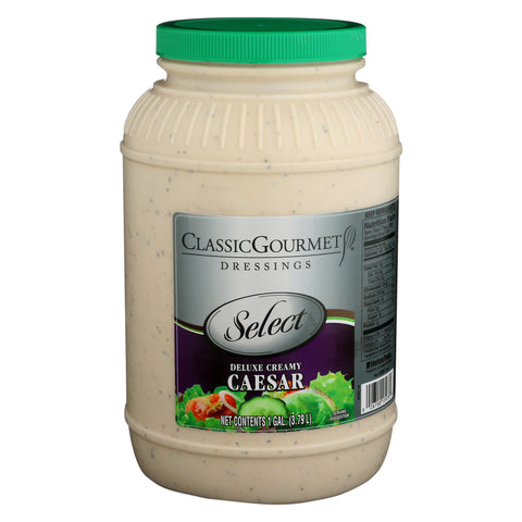 Ventura Foods Classic Gourmet Select Deluxe Creamy Caesar Dressing, 4 Gallon.