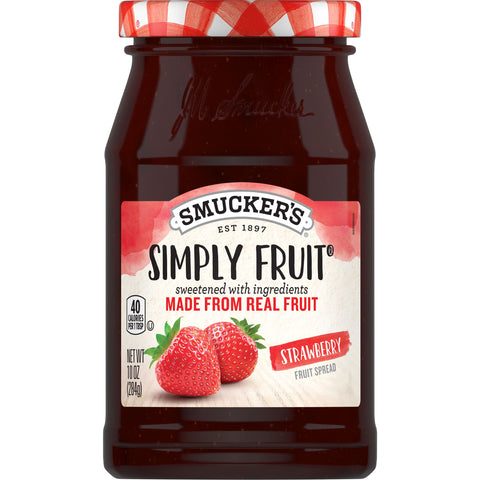 Simply Fruit PRESERVES STRAWBERRY GLASS JAR