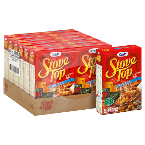 Stove Top Low Sodium Chicken Stuffing, 6 Ounce --12 Case