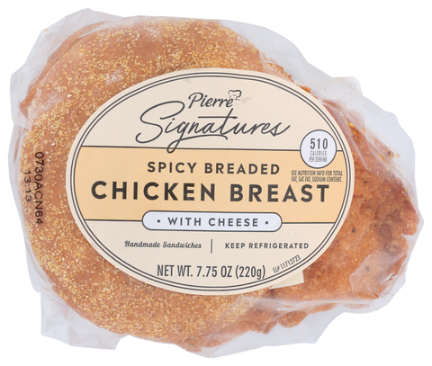 Sandwich Spicy Chicken With Cheese 7.75 Oz 12312