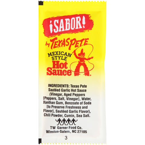 Texas Pete® SAUCE HOT SABOR MEXICAN SINGLE SERVE PACKET