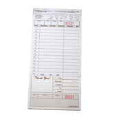 Guest Check 2 Part Carbonless Tan