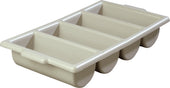 Carlisle SILVERWARE TRAY-4 COMPARTMENT SAVE-ALL GREY