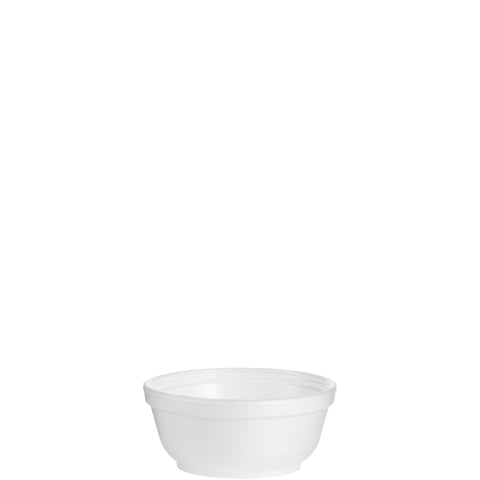 Dart BOWL FOAM WHITE SQUAT 8 OZ