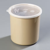 Carlisle CROCK POLY-TUF™ W/ LID BEIGE 2.7 QT