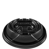 Solo Optima® LID FOR THERMOGUARD™ BLACK LIFT LOCK RECLOSABLE 12-24 OZ