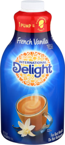 International Delight CREAMER LIQUID FRENCH VANILLA PUMP