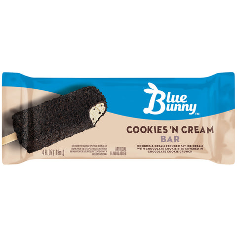 Blue Bunny ICE CREAM BAR COOKIES & CREAM