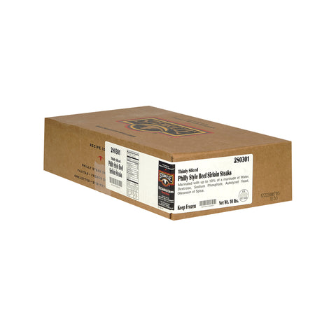 Beef Sirloin Flat Steak Lightly Marinated 3 Oz 280301