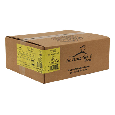 Advancepierre™ BEEF STEAK BURGER FLAME GRILLED CN FC 2 OZ 10000069104