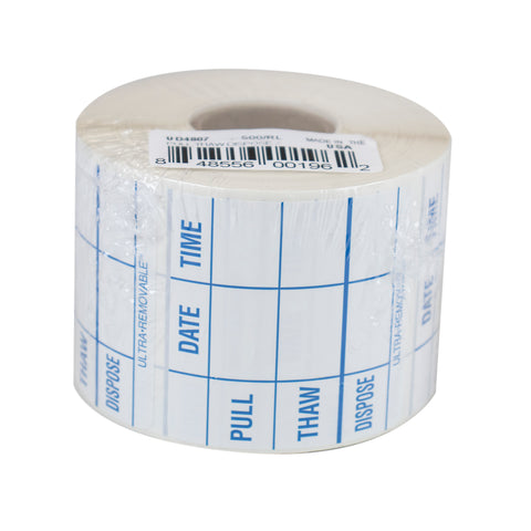 National Checking LABEL 2X2 PULL THAW DISPOSE REMOVABLE 500/ROL