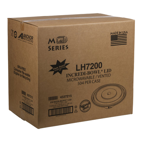 Anchor Packaging Incredi-Bowl Clear Polypropylene Lid for 7 inch Bowl -- 504 per case