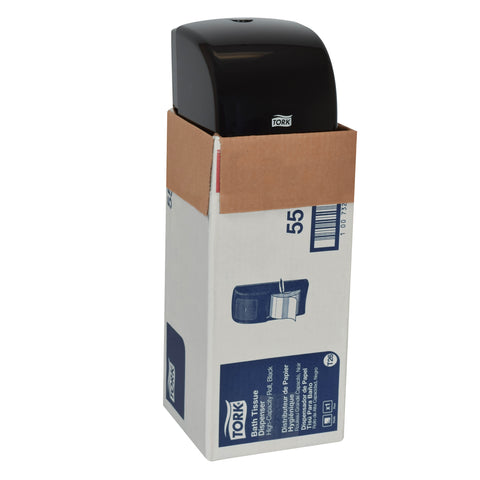 Dispenser Bath Tissue Roll High Capacity Black