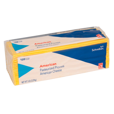 Schreiber CHEESE AMERICAN SLICED 120 CT