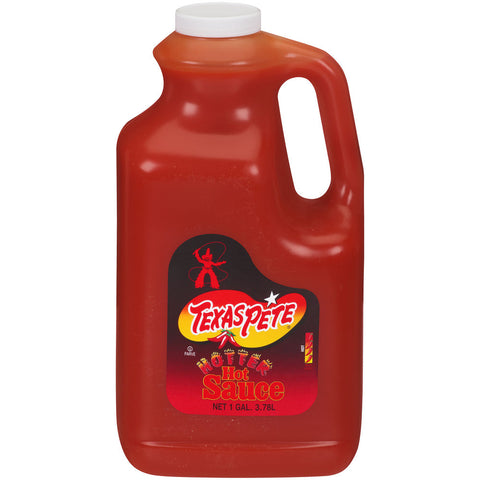 Texas Pete Hotter Hot Sauce, 1 Gallon -- 4 per case.